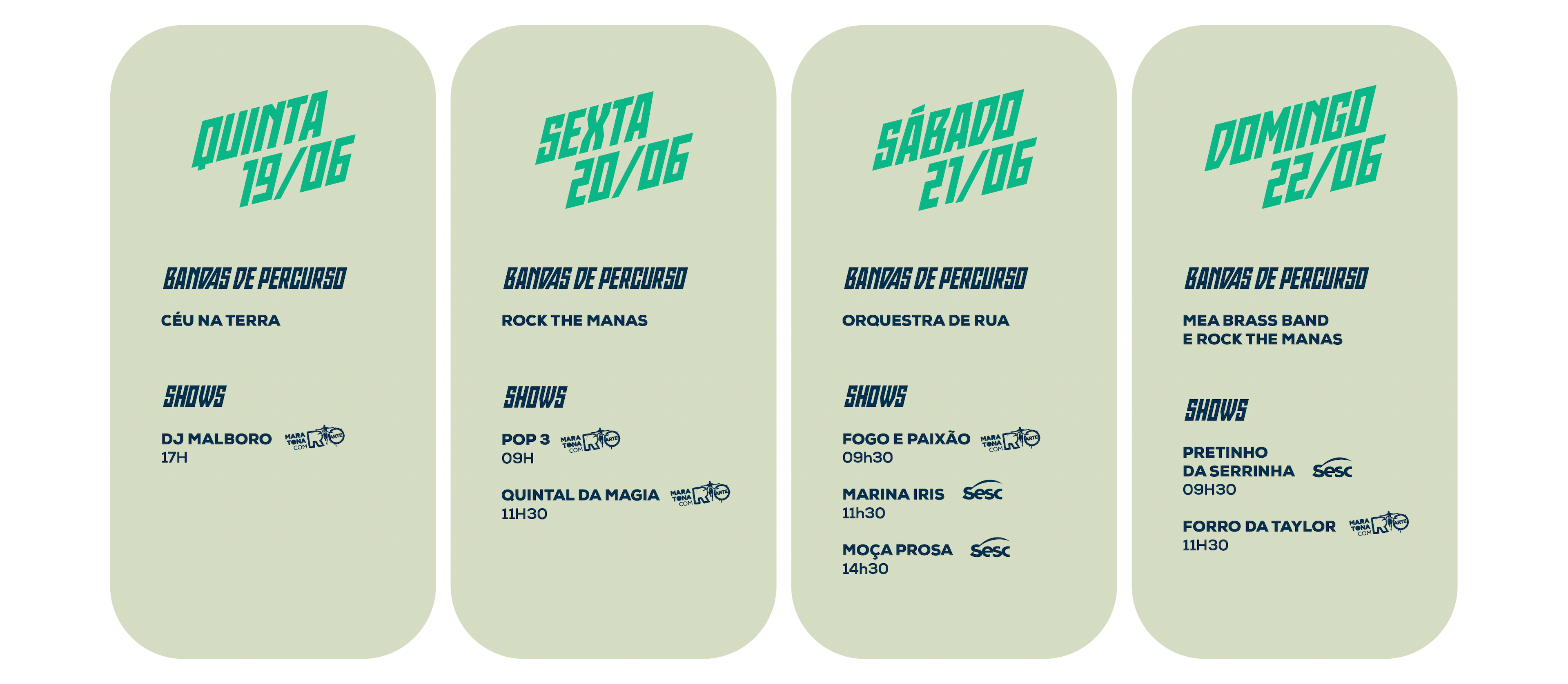 Programação em breve